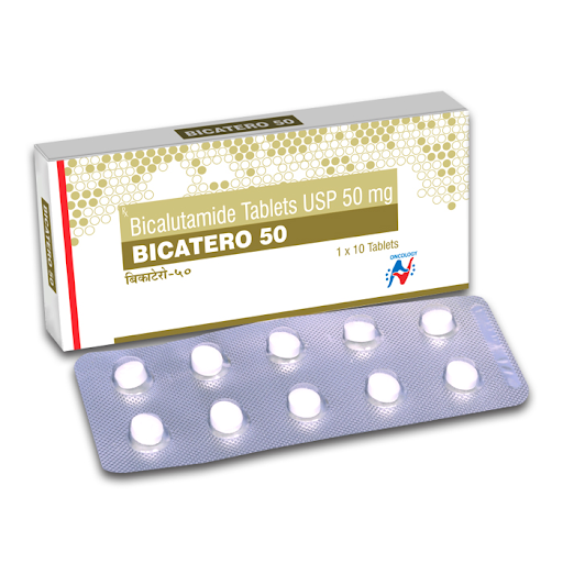 Bicatero 50mg (Bicalutamide) - Бикалутамид (50 мг). 50mg, Hetero Drugs Ltd.