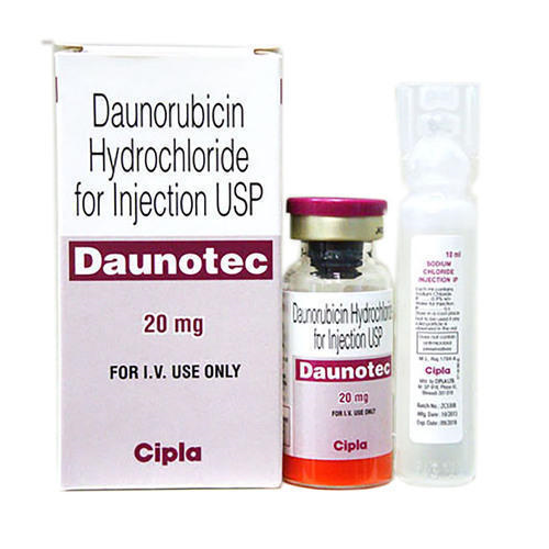 Daunotec 20mg (Daunorubicin) - Даунорубицин (20 мг). 20mg, Cipla Ltd.