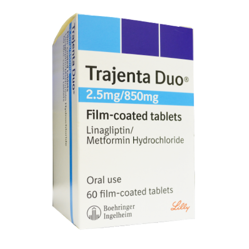 Trajenta Duo 2.5mg/ 500mg (Linagliptin ,Metformin) - Эмпаглифлозин (Empagliflozin), Линаглиптин (Linagliptin) 5mg, Boehringer Ingelheim GmbH